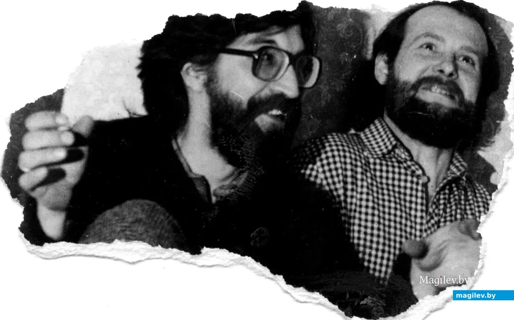 Павел Нырков с Юрием Шевчуком. Могилев, середина 1980-х.
