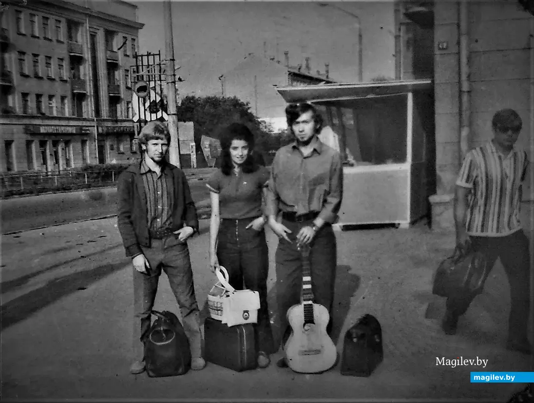 1970-е года, Могилев. Пересечение улицы Первомайской и проспекта Мира.