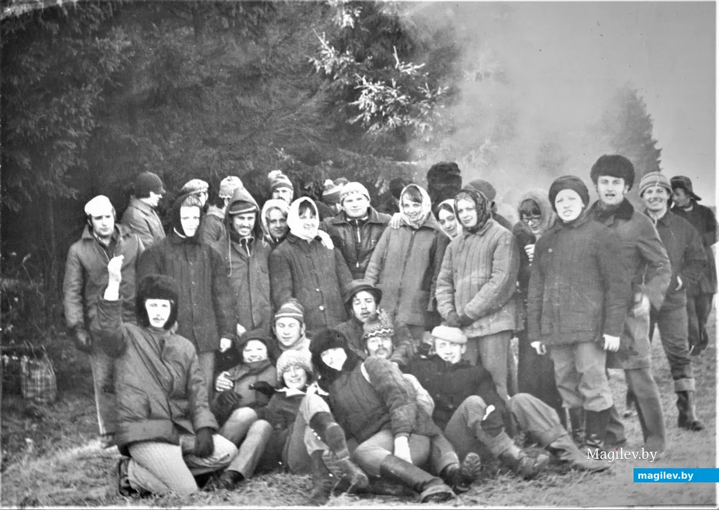 Наши «пэтэшники» на «картошке». 1976 год.