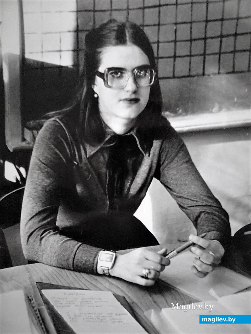 Лесниковская – строгая учительница, 1982 год.