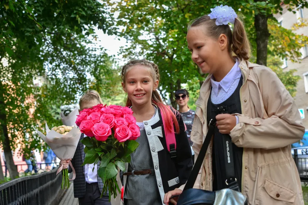 01.09.2021. Бобруйск. День знаний 1 сентября в гимназии №3 г.Бобруйска
