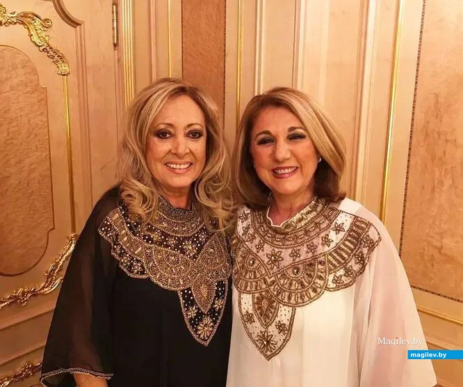 Мария Мендиола и Майте Матеос перед концертом в Кремле, 2017 год.