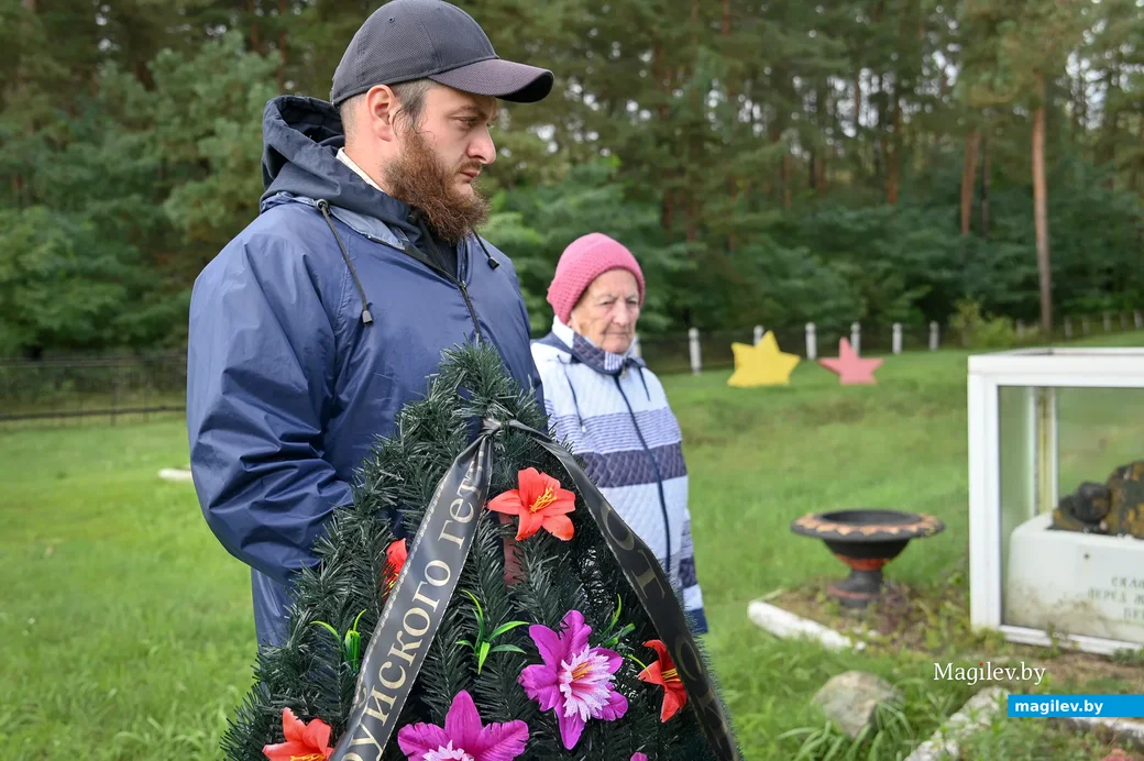 24.09.2021. Бобруйск. В траурном мероприятии на месте расстрела узников Бобруйского гетто в