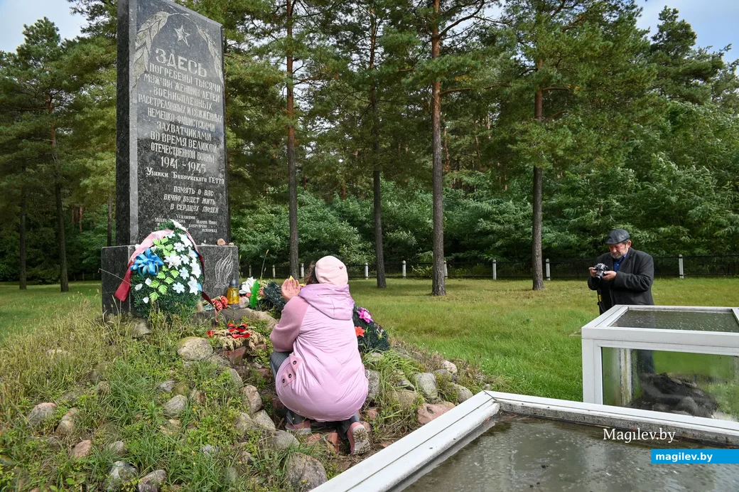 24.09.2021. Бобруйск. В траурном мероприятии на месте расстрела узников Бобруйского гетто в