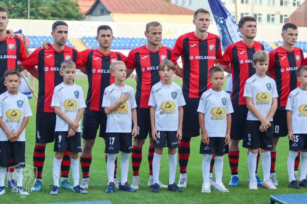 Высшая лига чемпионата Беларуси по футболу. Днепр - Белшина. 06.08.2022. Могилев. Счет - 4:3 в пользу могилевчан. Фото: пресс-служба Днепра