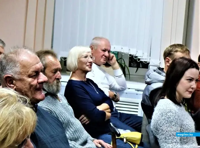 Надежда (в центре) во время встречи старых друзей. Могилев, 2019 год.