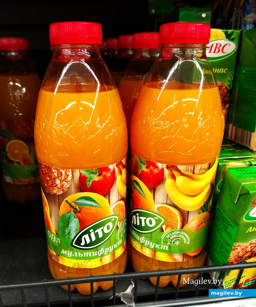 В продаже пока есть яблочное пюре, смузи без сахара и фруктовые роллы. Могилев. 27.06.2022