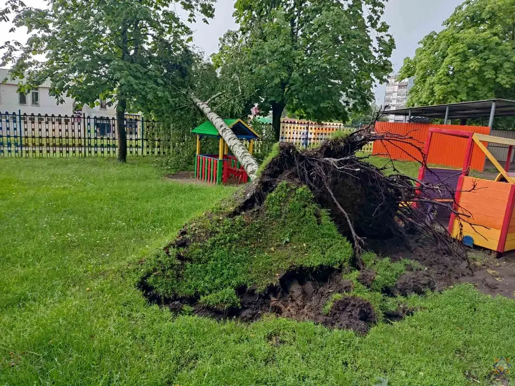 Последствия стихии. Могилев, 29 июня 2022 г