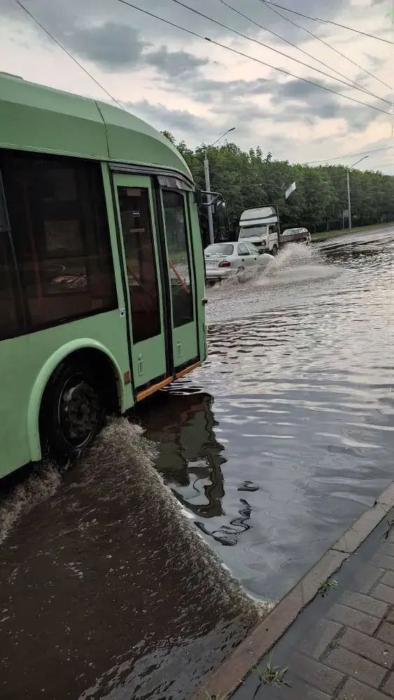 Последствия стихии. Могилев, 29 июня 2022 г