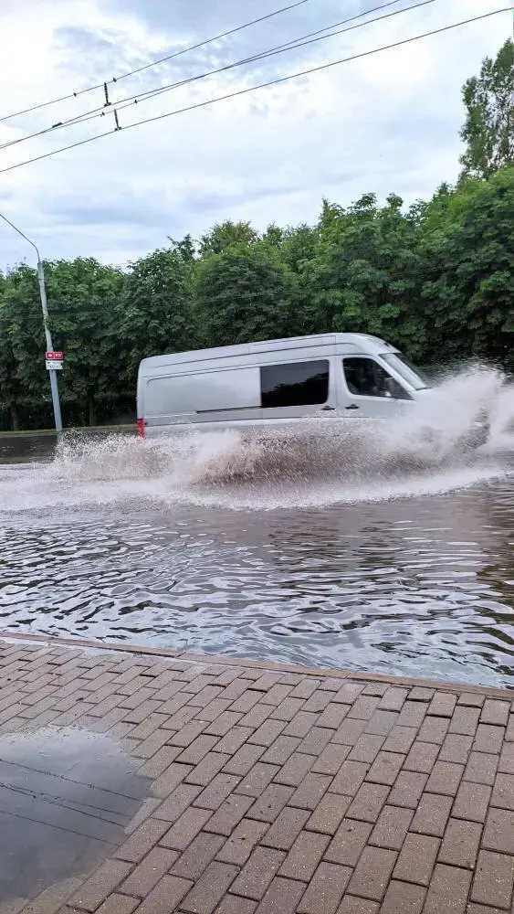 Последствия стихии. Могилев, 29 июня 2022 г