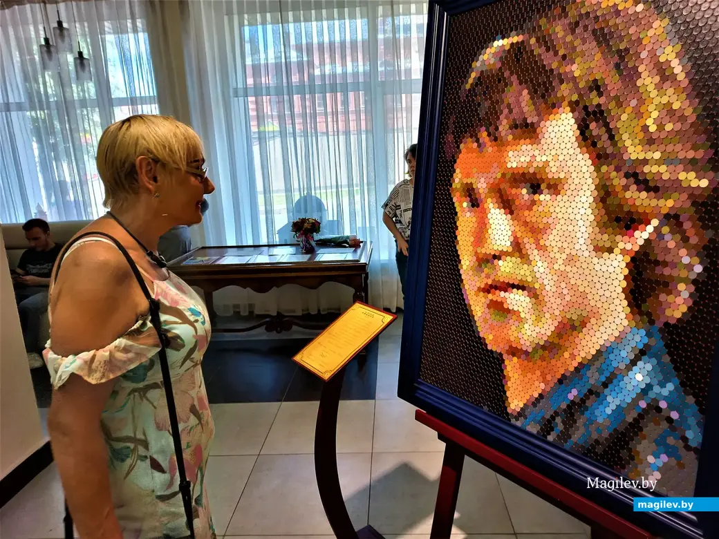 Открытие выставки Вадиса Красовского «Иллюзия лиц 5:0». Могилев, выставочный зал Музея истории Могилева. 01.07.2022 года.