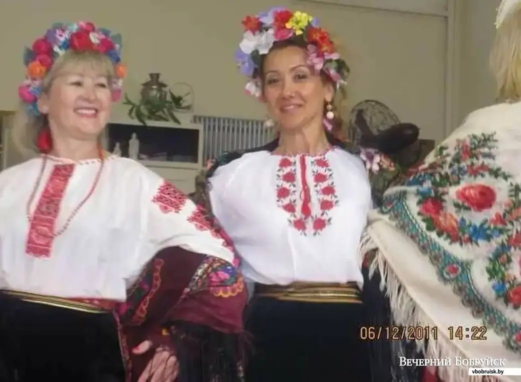 Галина на занятиях при церкви Святой Троицы в Бруклине