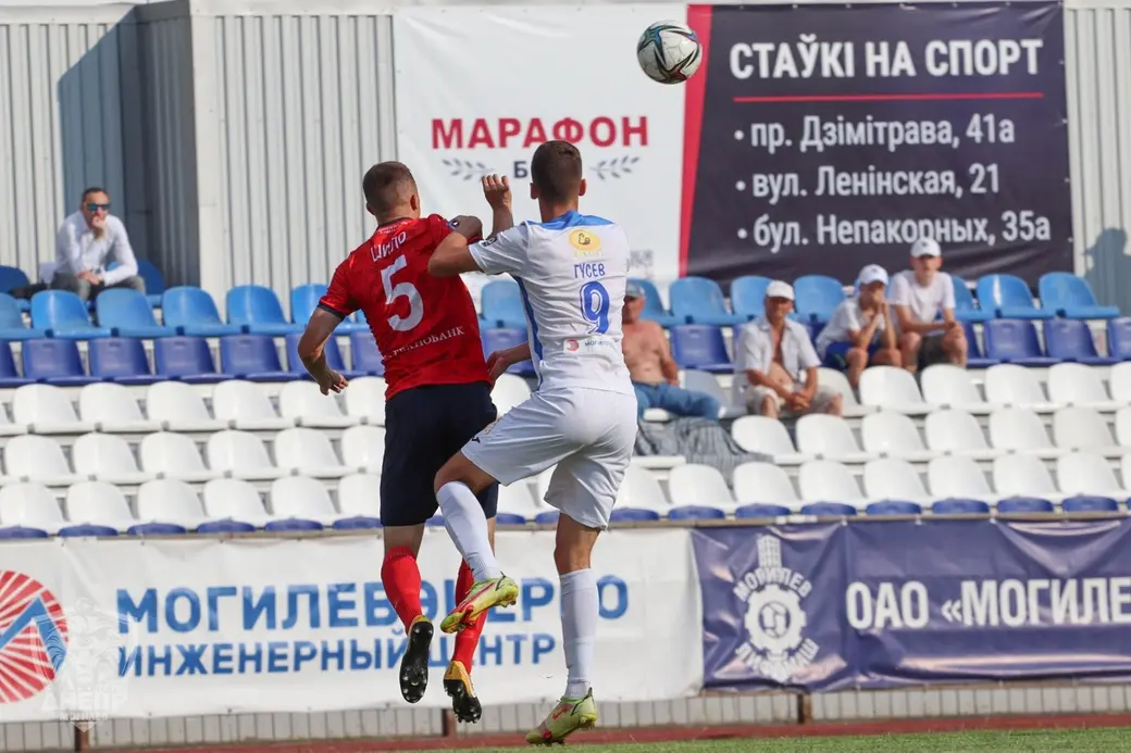 04.07.2022. Могилевский стадион «Спартак».Чемпионат Беларуси по футболу. Высшая лига. Днепр - Минск. Фото: пресс-служба Днепра