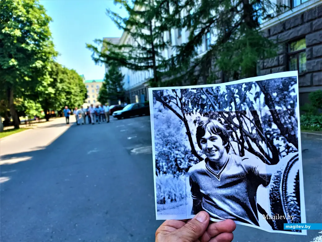 Июль 2022г. Могилев, рядом с БРУ. Сергей Лосихин: «Теперь, увы, без меня».