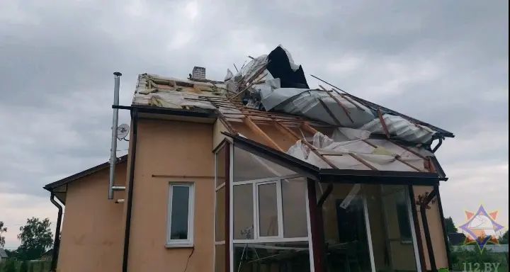 6.07.2022 г. Последствия грозы в Могилевской области. Фото: mogilev.mchs.gov.by