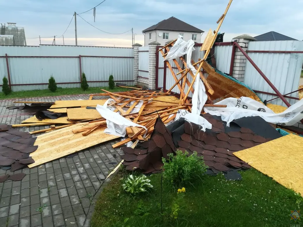 6.07.2022 г. Последствия грозы в Могилевской области. Фото: mogilev.mchs.gov.by