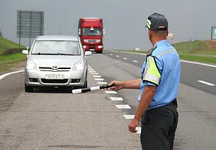 ГАИ проводит массированную отработку автомобильной дороги М4 Минск – Могилев