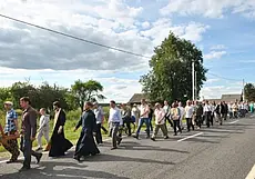 Свыше 40 километров пройдут верующие крестным ходом из Могилева в Барколабово