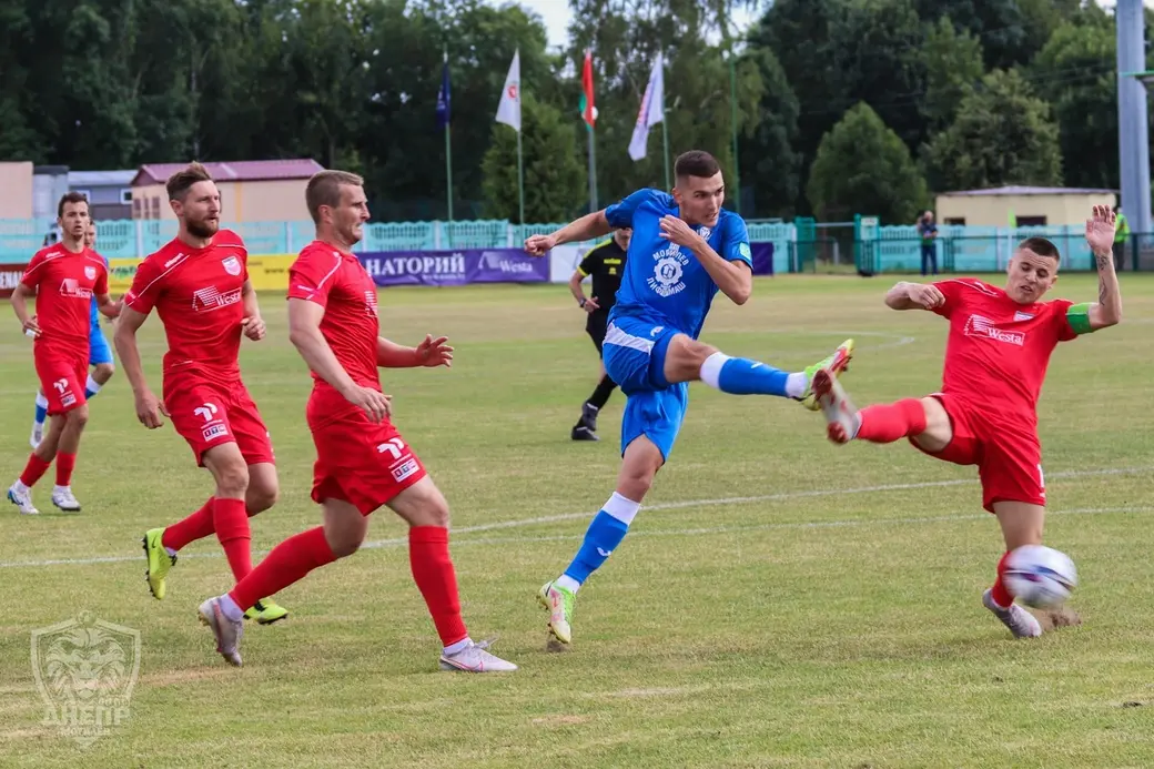 Чемпионат Беларуси по футболу. Высшая лига. 10.07.2022 год. Днепр - Арсенал 1:0. Городея. Фото и видео: пресс-служба ФК Днепр