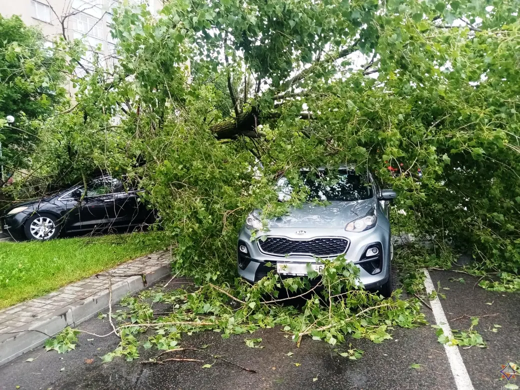 Последствия непогоды в Могилеве. 12.07.2022