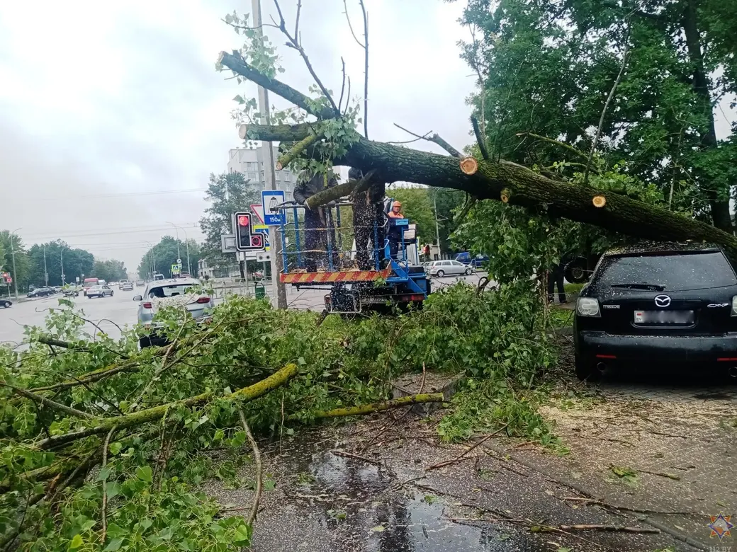 Последствия непогоды в Могилеве. 12.07.2022