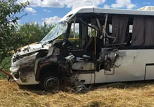 Автобус с белорусами попал в ДТП на автодороге Орел – Тамбов