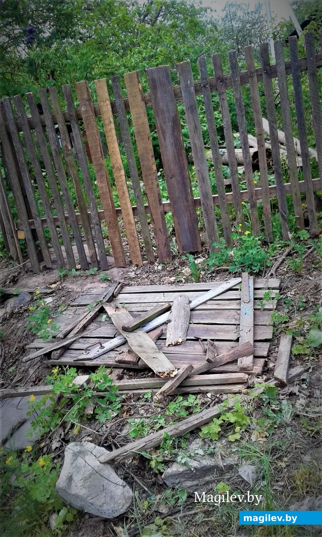 Вот она, калиточка (на земле), 2012 год.