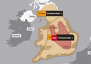 В Великобритании – жара до 40 градусов, а в Беларуси – прохладно и дожди