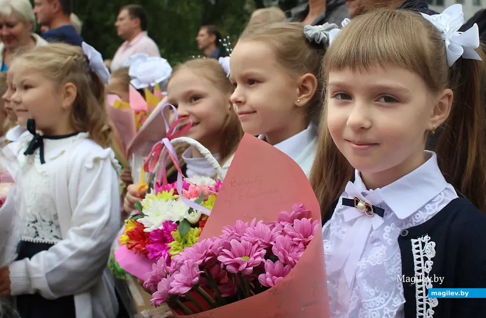 День знаний в средней школе №37 города Могилева. 2021 год.