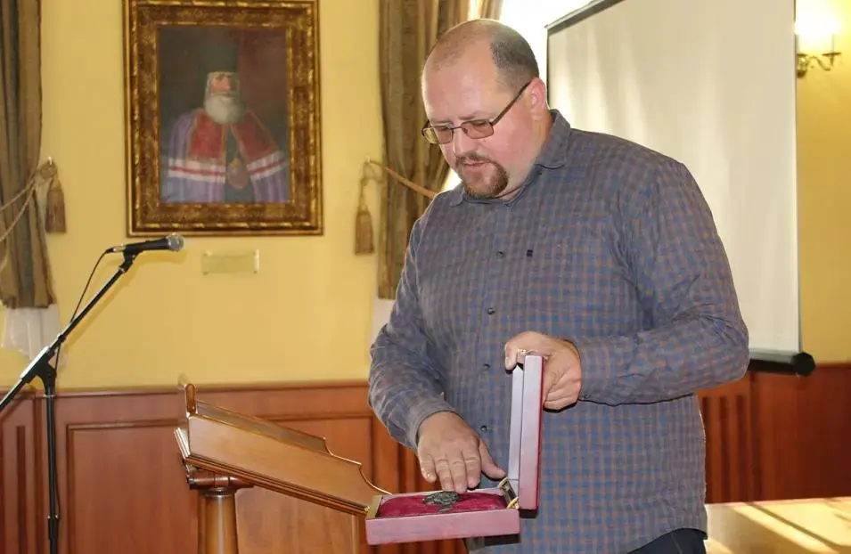 Аляксей Бацюкоў, шматгадовы кіраўнік Музея гісторыі Магілева. Фотаздымак: octmogilev.gov.by