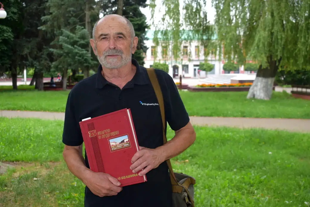 Ветеран «Белшины» Александр Рагинский. Фото автора.