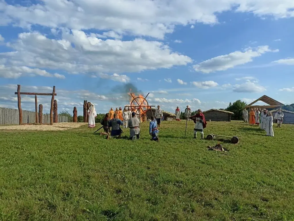 2022 год. Этнофест «У госці да радзімічаў» в Чаусском районе. Фото: mogilevnews.by.
