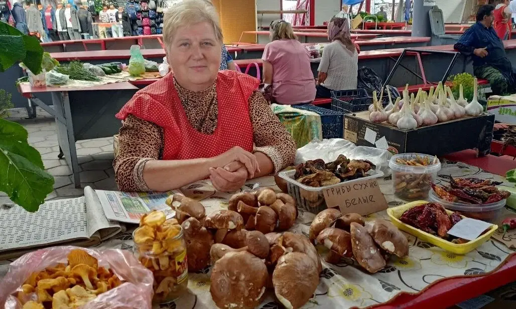 Грибной «улов» Валентины Карликовой.