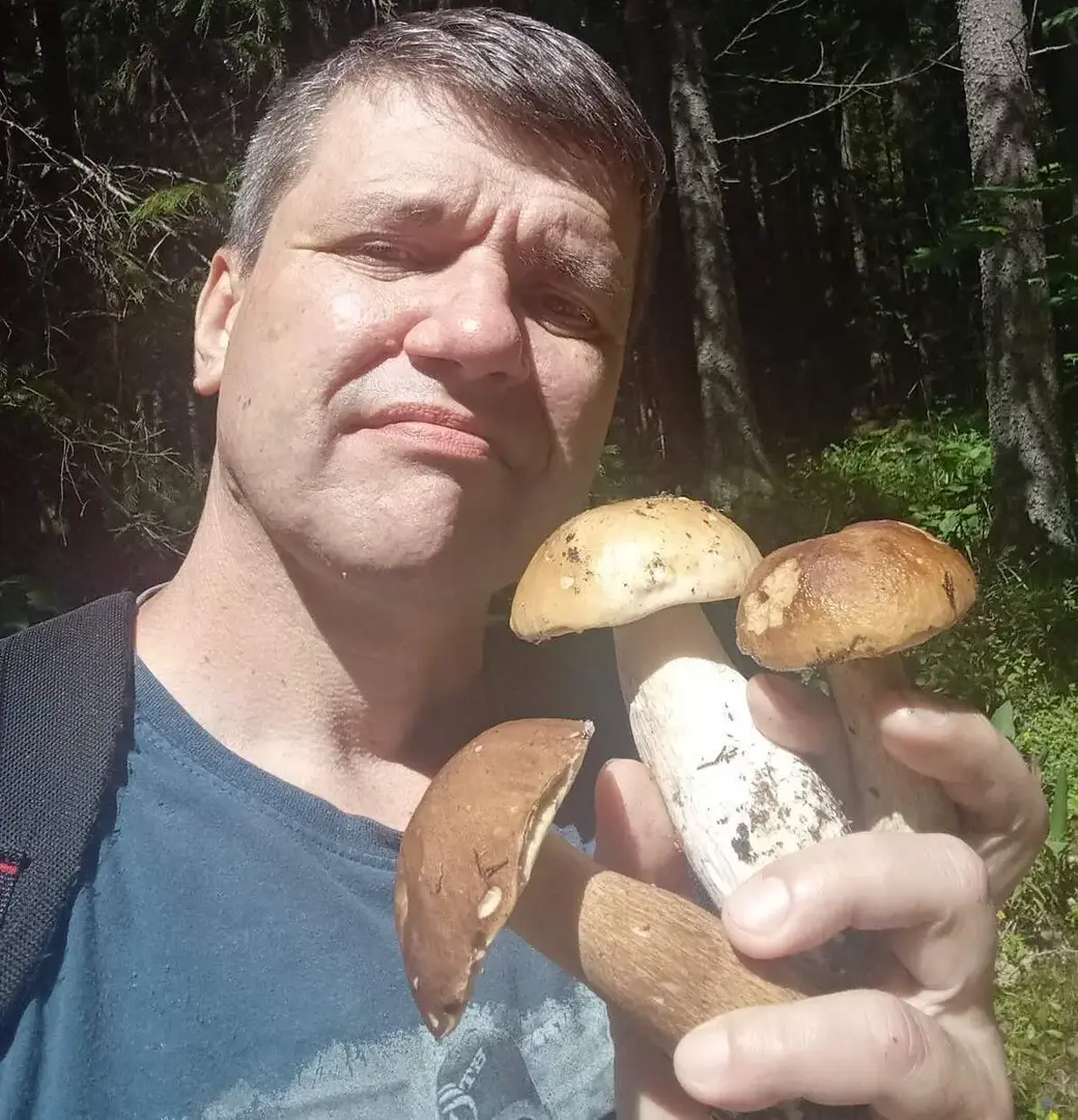 Юрий Нарвойш из Минска с трофеями «тихой охоты».