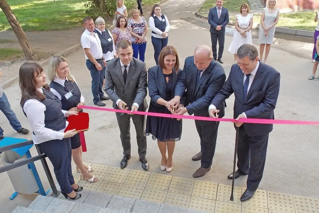 Открытие обновленного почтового отделения связи № 33 в Могилеве. Фото: «Веснiк Магiлёва».