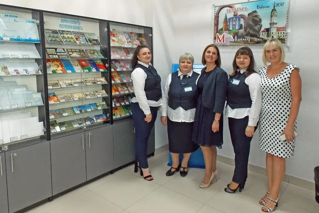 Открытие обновленного почтового отделения связи № 33 в Могилеве. Фото: «Веснiк Магiлёва».