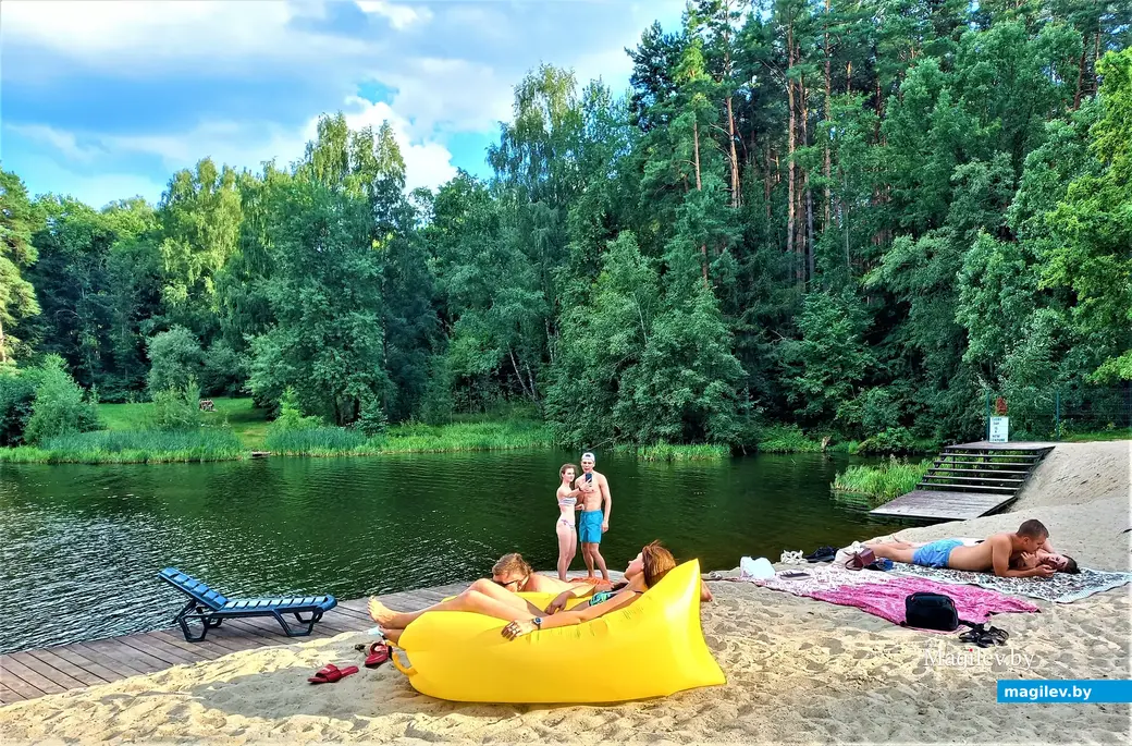 Пляж Boardhouse на Печерском озере. Могилев, 5.08.2022 г.