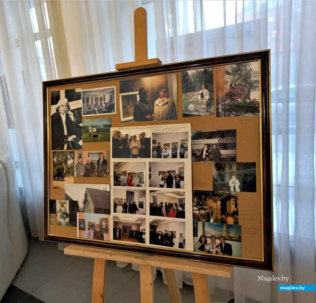 1.12.2021 г. Фрагмент экспозиции выставки Веры Юрковой