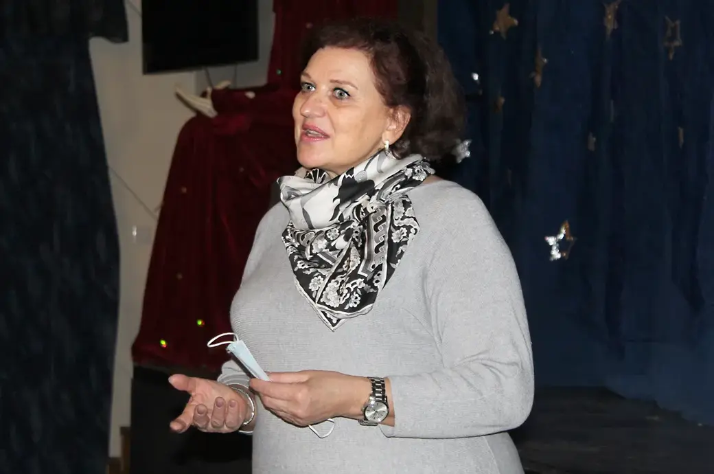 1.12.2021 г. Директор Могилевского областного отделения РОО «Белорусский детский фонд» Ирина Фисюк.