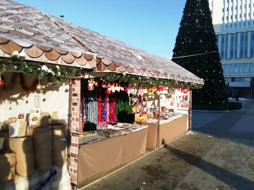 Могилев готовится к Рождеству и Новому году. 8.12.2021