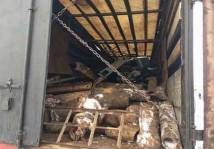 Под Могилевом остановили фуру с 20 т лома черного металла стоимостью 8,2 тыс