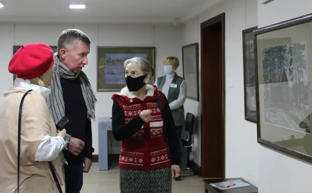 16.12.2021 год. Музей Бялыницкого-Бирули. Выставка работ Ларисы Журавович