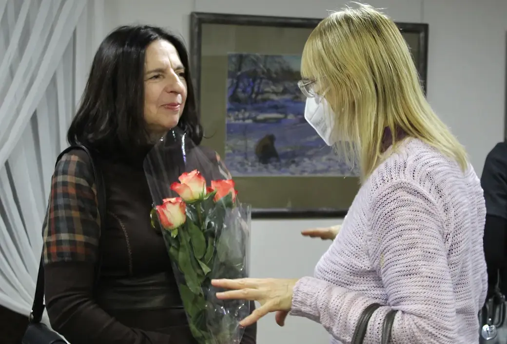 16.12.2021 год. Музей Бялыницкого-Бирули. Выставка работ Ларисы Журавович