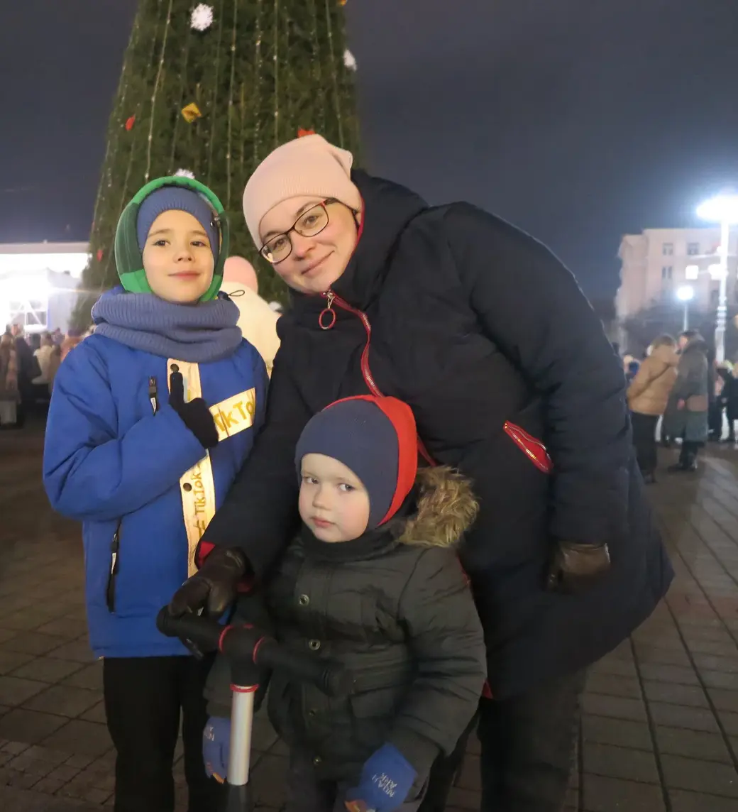 Семья Юркевич ходит на «зажжение огней» каждый год