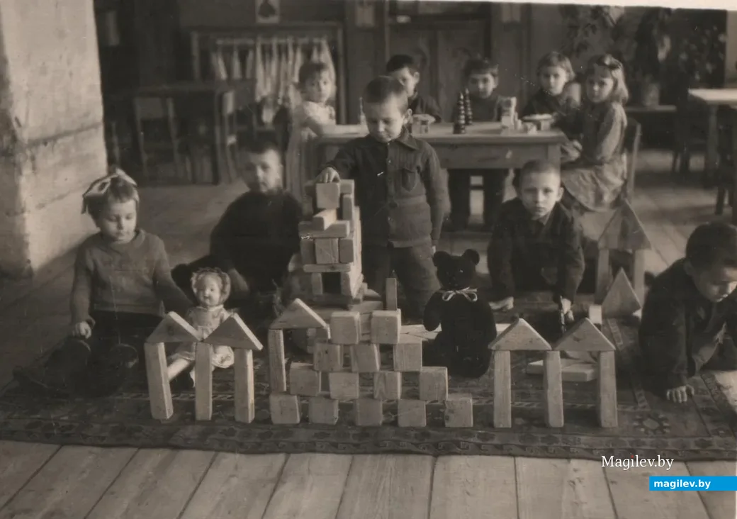 Детский сад на месте нынешнего автовокзала, 1946 или 1947 год