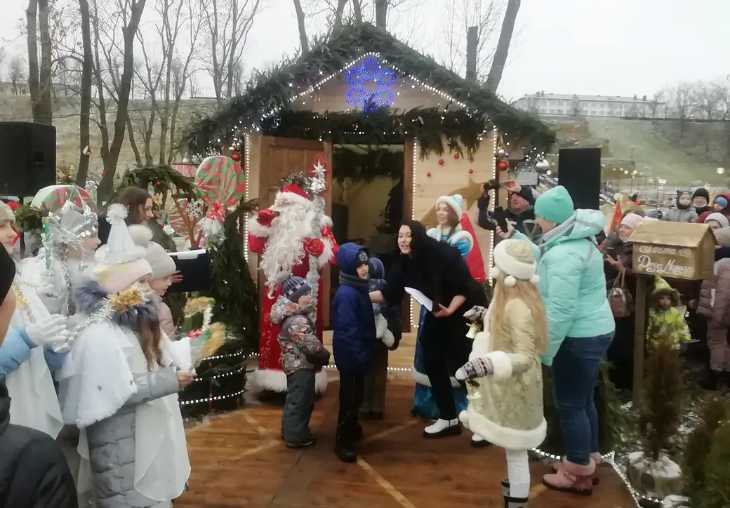18.12.2021 г. Резиденция Деда Мороза открылась в Могилеве