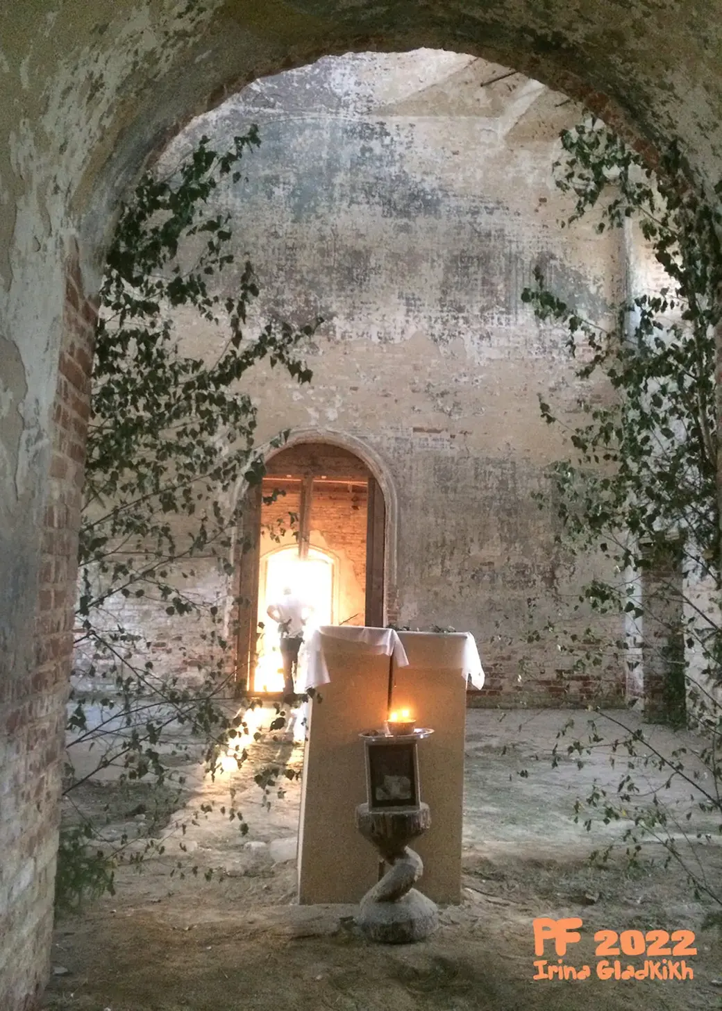 Новогодняя открытка победительницы конкурса Ирины Гладких