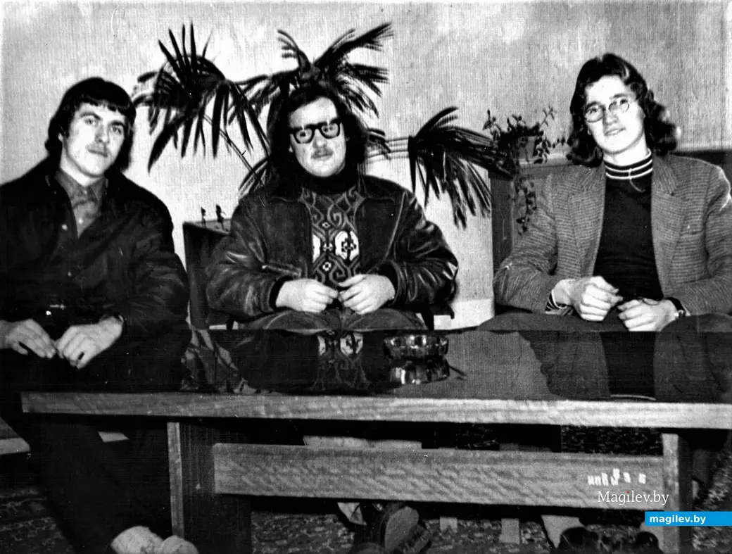 Геннадий Хохлов был и одним из первых посетителей отельного ресторана. Могилев, 1973 г.