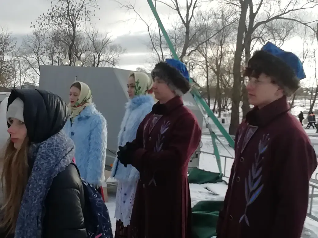 Общегородской праздник «Волшебство в новогоднем парке», Могилев. 25.12.2021