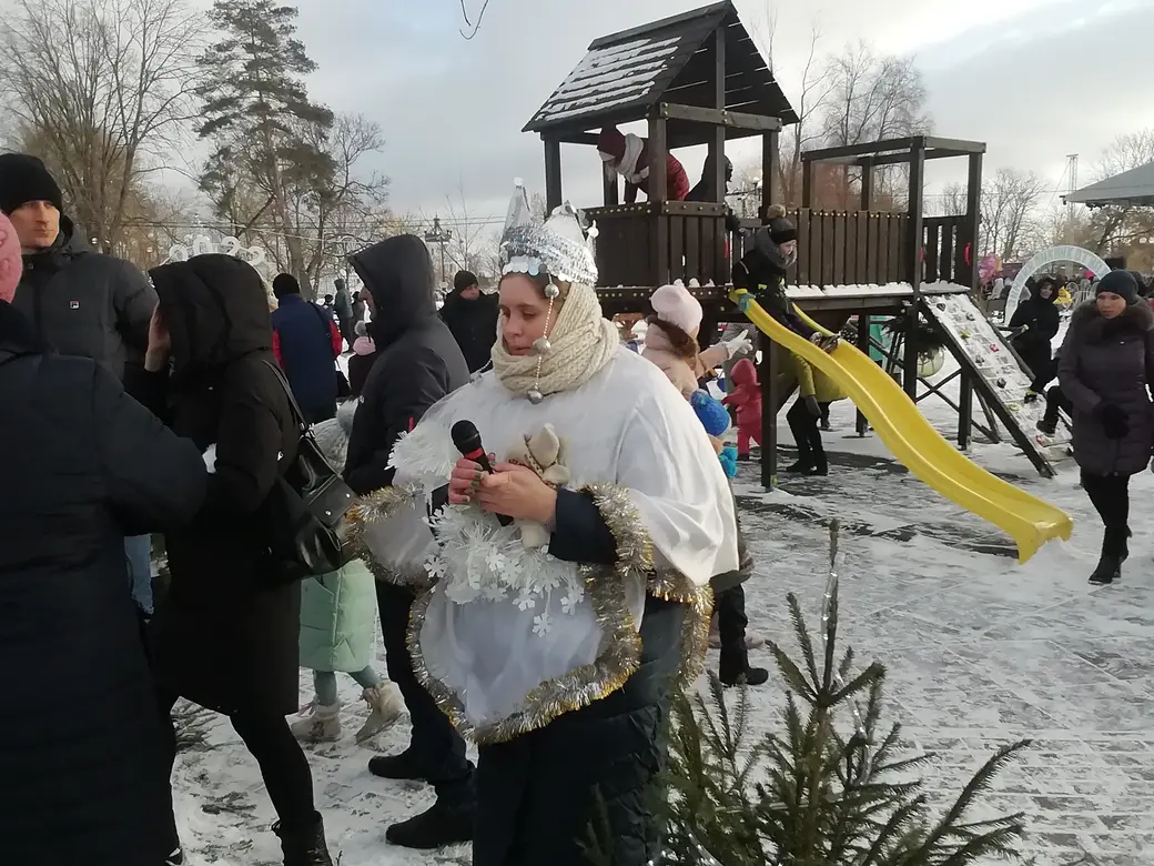 Общегородской праздник «Волшебство в новогоднем парке», Могилев. 25.12.2021